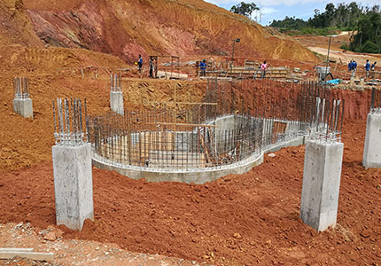 Civil engineering construction and management
